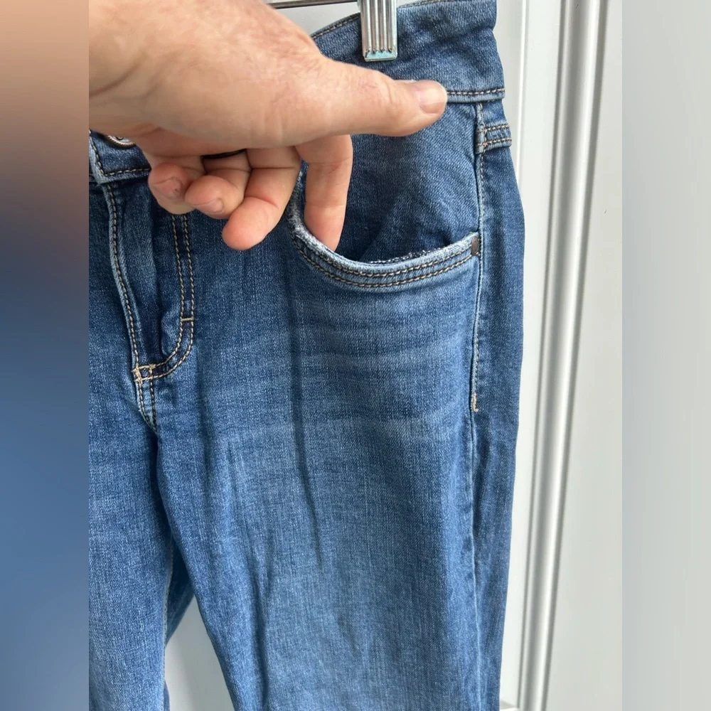 Wrangler Blue Flare Wide Leg Jeans Size 3 x 32